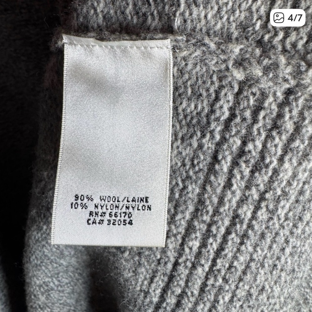 Anthropologie Gray Open Front Cardigan EUC - Picture 4 of 5